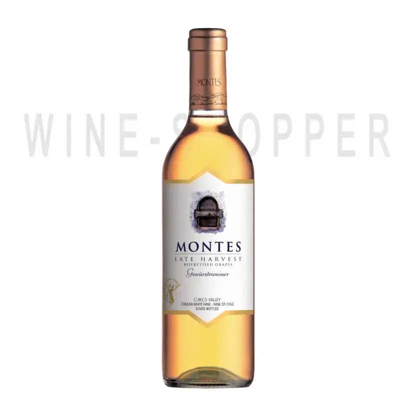 Вино Montes Late Harvest Gewurztraminer Curico Valley 2019 0.375 л