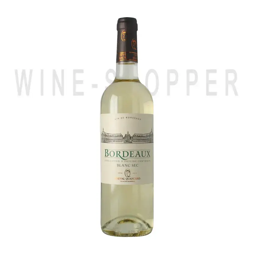 Вино Cheval Quancard Bordeaux AOC Blanc Sec 2020 0.75 л