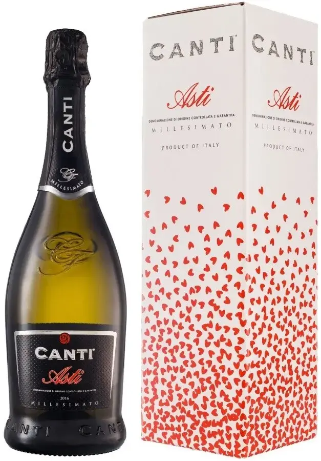 Игристое вино Canti Asti Romantic, gift box, 0.75 л 