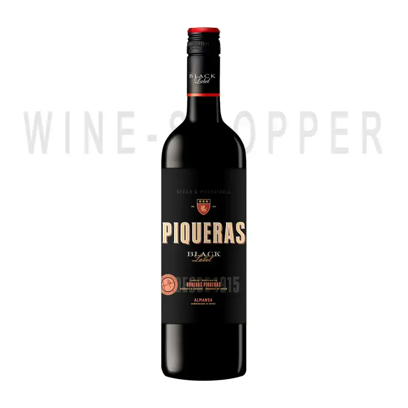 Вино Piqueras Black Label Almansa DO 2018 0.75 л