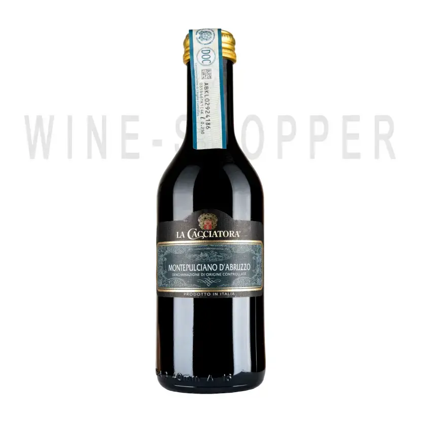 Вино La Cacciatora Montepulciano d'Abruzzo DOC 2019 0.25 л