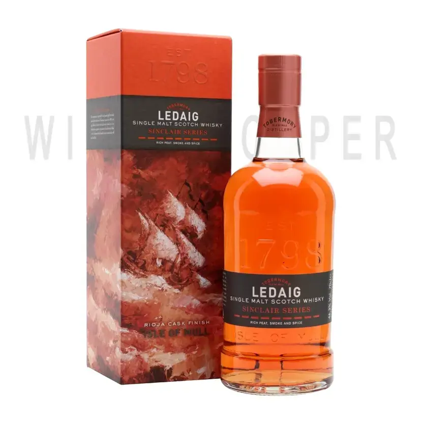 Виски Ledaig Sinclair Series Rioja Cask Finish gift box 0.7 л