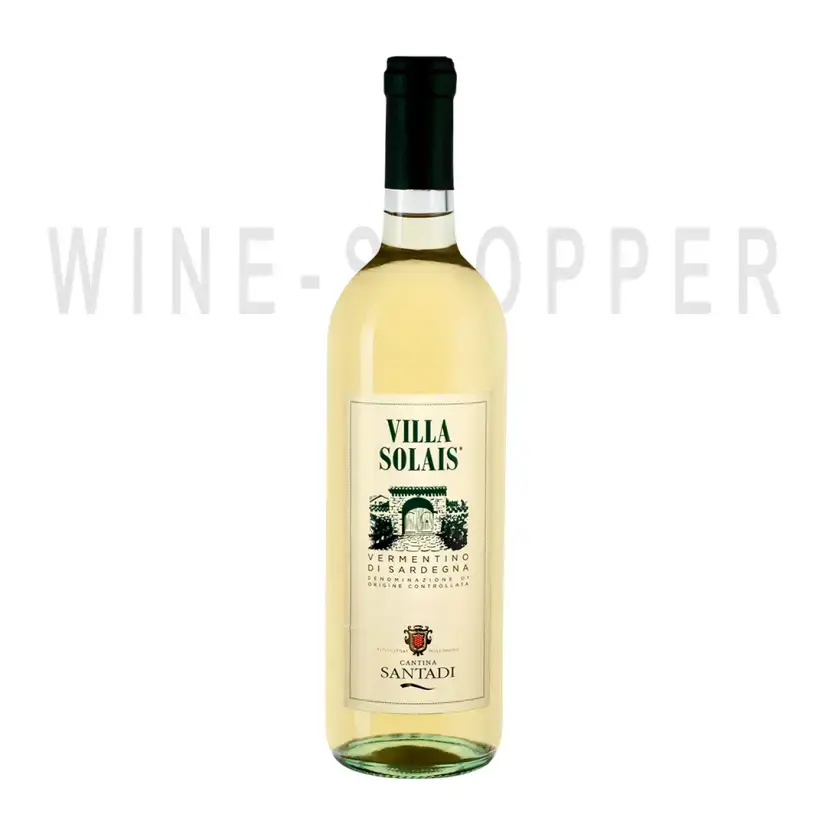 Вино Vermentino di Sardegna DOC Villa Solais 2020 0.75 л