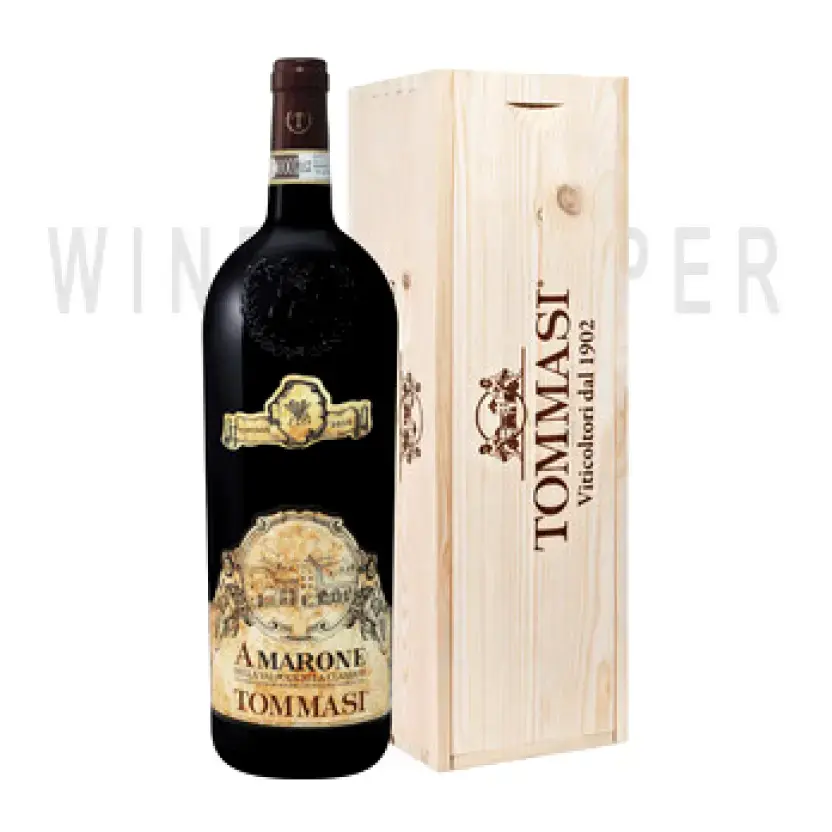 Вино Tommasi Amarone della Valpolicella Classico DOC 2016 wooden box 1.5 л