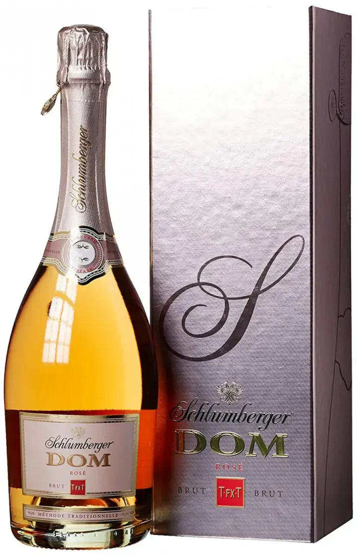 Игристое вино Schlumberger, Dom TFXT Rose Brut, 2013, gift box 2013 0.75 л