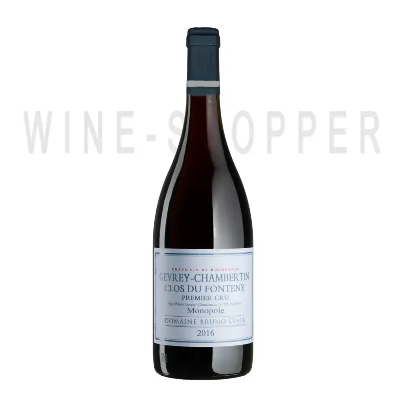 Вино Domaine Bruno Clair, Gevrey-Chambertin Premier Cru Clos du Fonteny 2016 0.75 л
