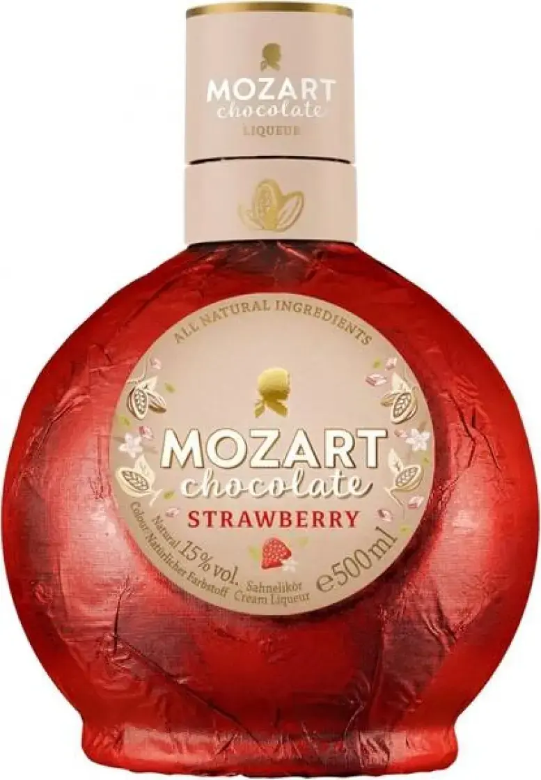 Ликер Mozart White Chocolate Cream Strawberry, 0.5 л