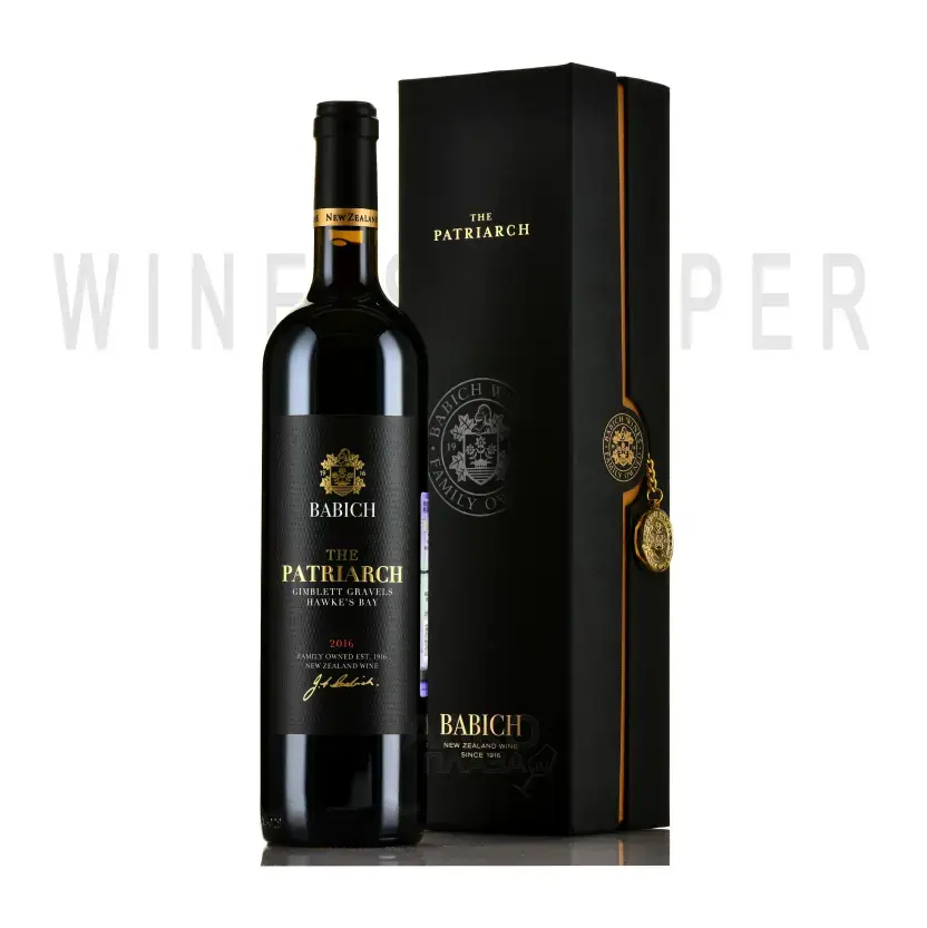 Вино Babich Wines The Patriarch Hawke's Bay 2016 gift box 0.75 л