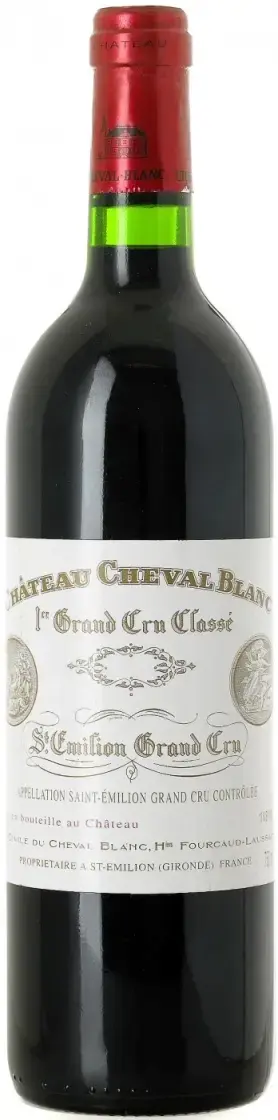 Вино Chateau Cheval Blanc St-Emilion AOC 1-er Grand Cru Classe, 1991, 0.75 л
