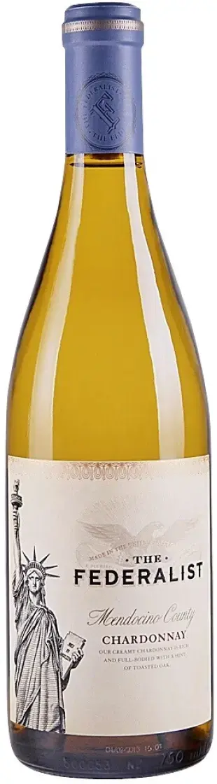 Вино The Federalist Chardonnay, 2019, 0.75 л