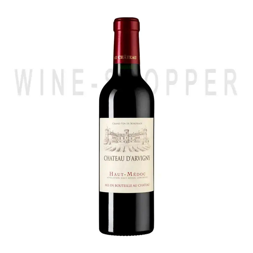 Вино Chateau d'Arvigny Haut-Medoc AOC Cru Bourgeois 2019 0,375 л
