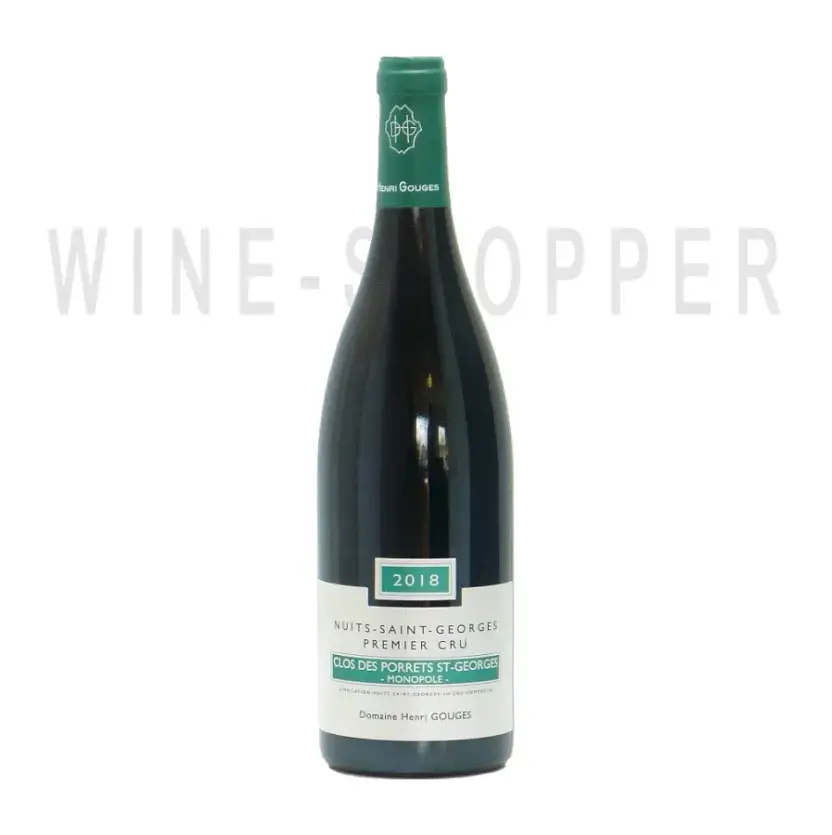 Вино Domaine Henri Gouges Nuits-St-Georges 1er Cru AOC Clos des Porrets St-Georges 2018 0,75 л