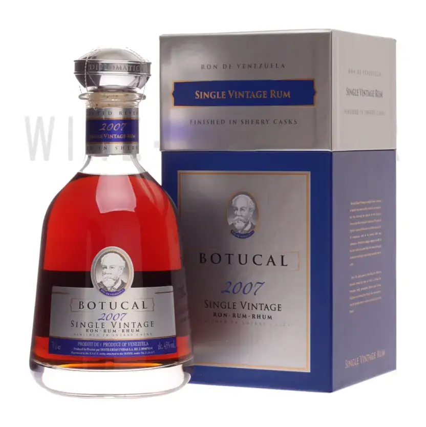Ром Botucal Single Vintage gift box 2007 0.7 л