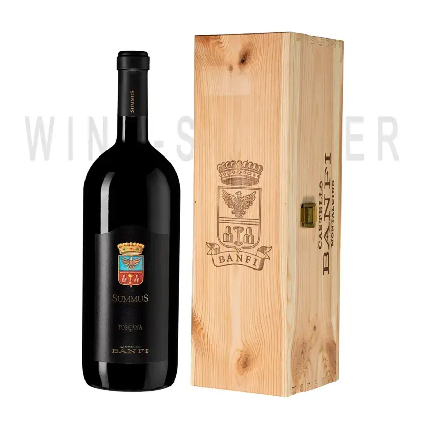 Вино Banfi SummuS Sant'Antimo DOC 2017 wooden box 1.5 л