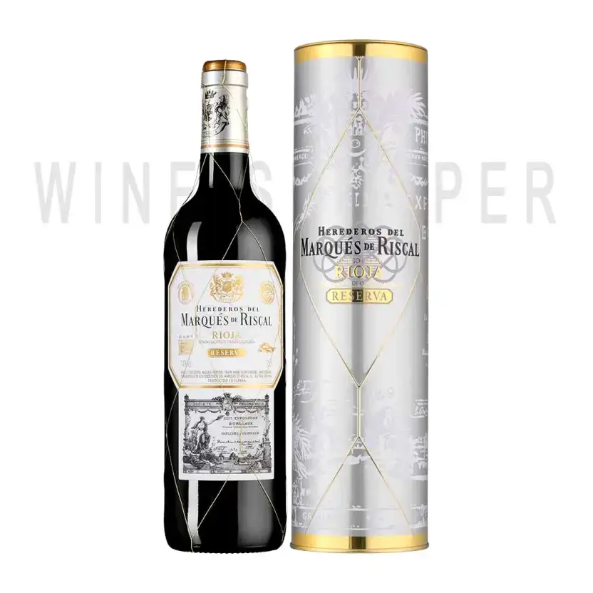 Вино Herederos del Marques de Riscal Reserva Rioja DOC gift box 2017 0.75 л
