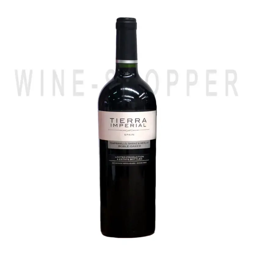 Вино Bodegas Verduguez, Tierra Imperial Tempranillo, Shiraz & Merlot Roble-Oaked DO 0.75 л