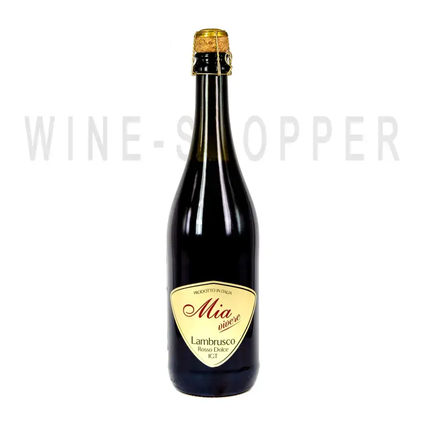 Игристое вино Cantine Quattro Valli, Mia Vivere Lambrusco Rosso Dolce IGT 0.75 л