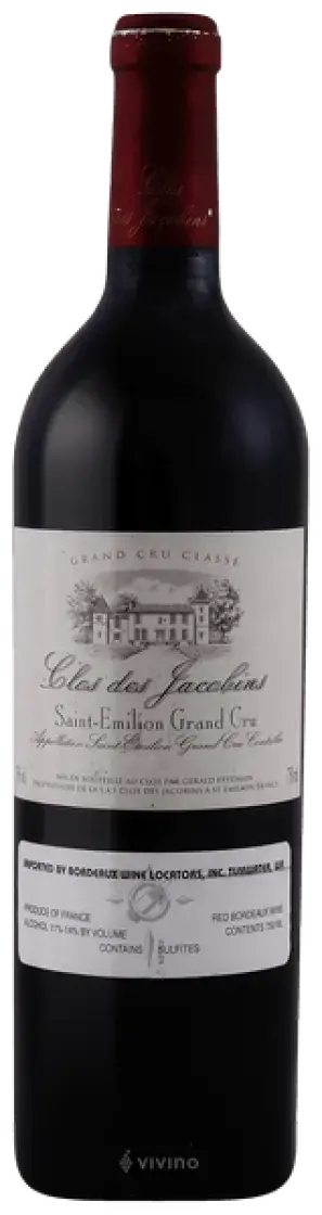 Вино Chateau Clos des Jacobins Grand Cru Classe Saint-Em 1984 0.75 л