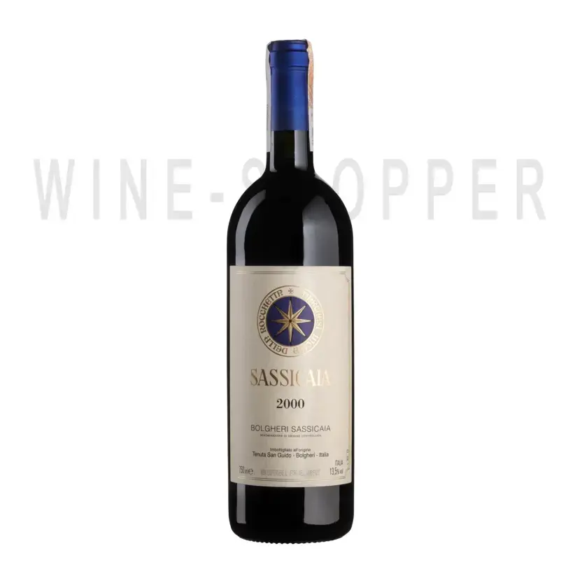 Вино Sassicaia 2000 0.375 л