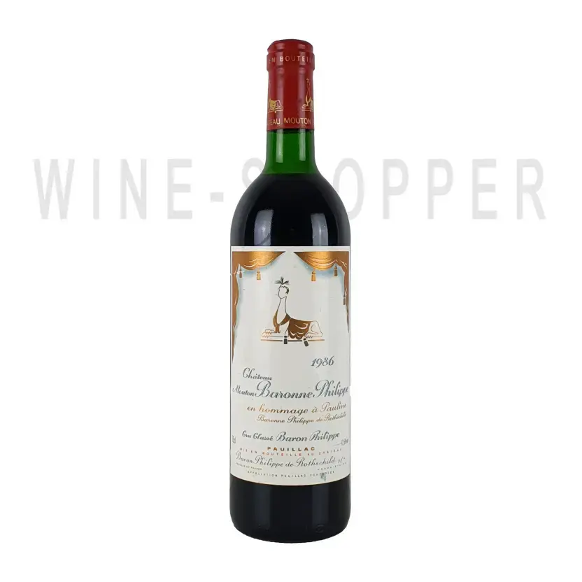 Вино Chateau Mouton Baronne Philippe 1986 0.75 л
