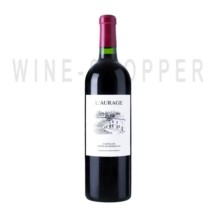 Вино Famille Mitjavile L'Aurage Castillon Cotes de Bordeaux, 2012, 1.5 л