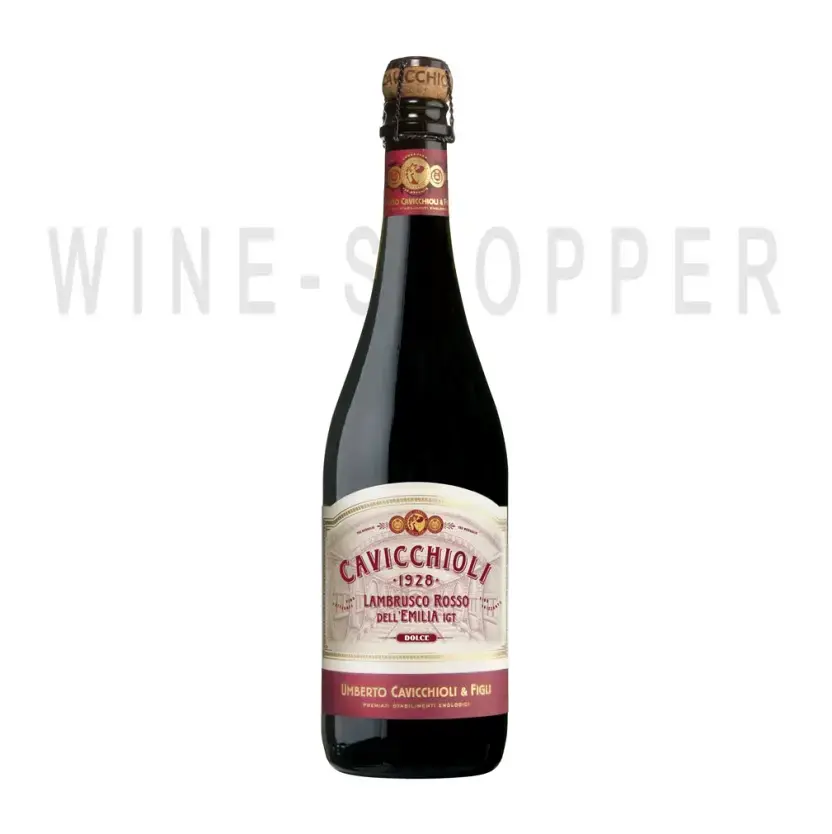 Игристое вино Cavicchioli Lambrusco Rosso 0.75 л