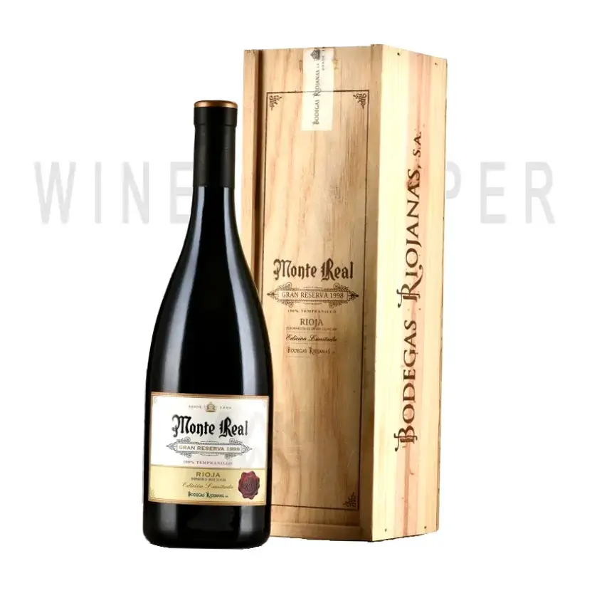 Вино Monte Real Gran Reserva Edicion Limitada Rioja DOC 1998 0.75 л