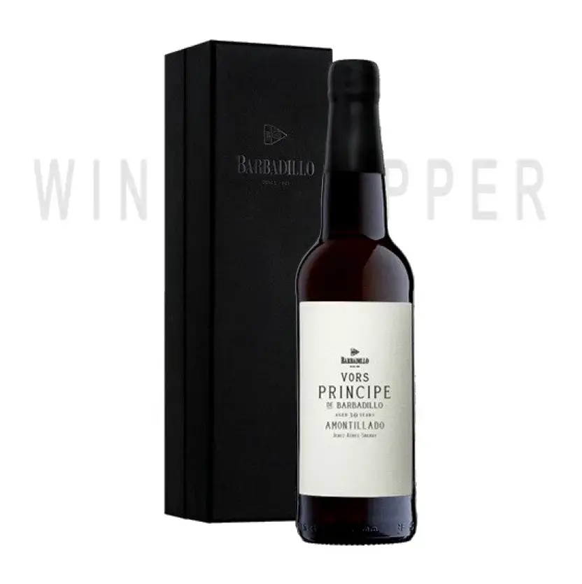 Херес Barbadillo Principe VORS Amontillado 30 years Jerez DO gift box 0.375 л