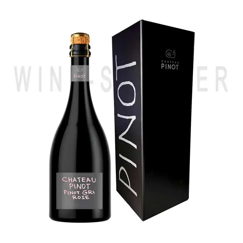 Игристое вино Chateau Pino Pinot Gri Rose Extra Brut gift box 0.75 л