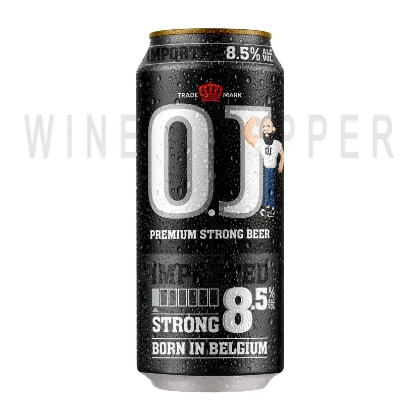 Пиво O.J. Strong 8,5% in can 0.5 л