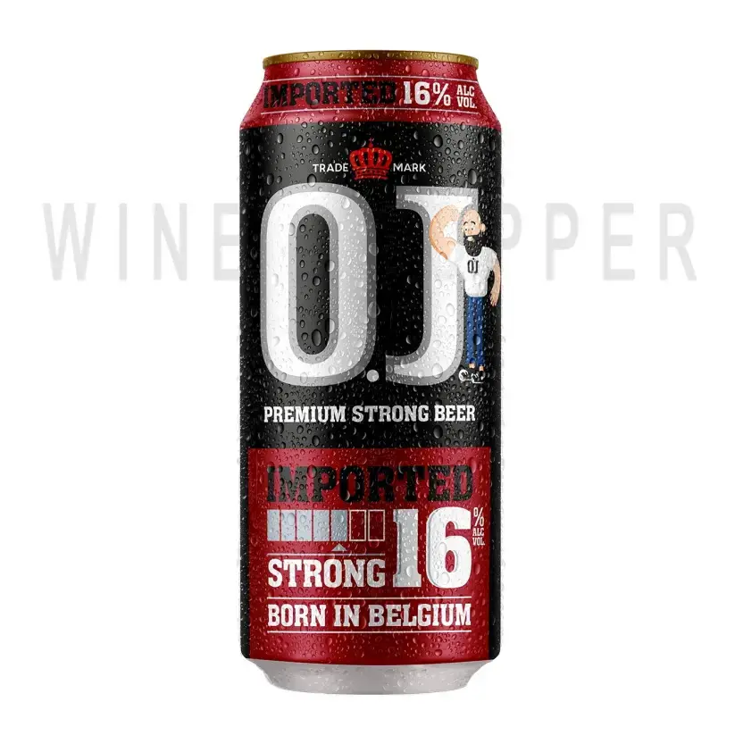Пиво O.J. Strong 16% in can 0.5 л