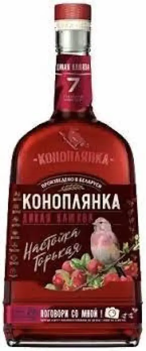 Ликер Коноплянка Дикая Клюква настойка горькая 0.5 л