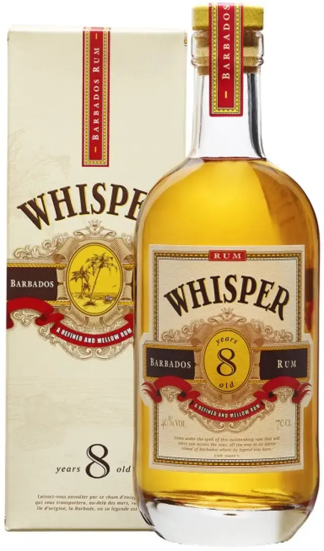Ром Whisper 8 Years Old gift box 0.7 л