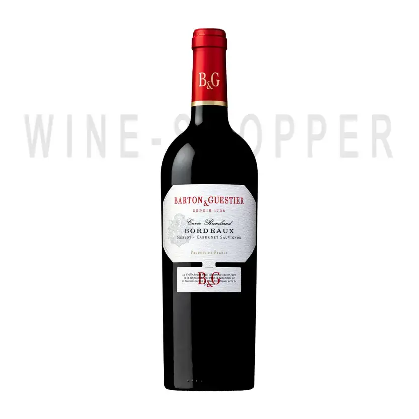 Вино Barton & Guestier Bordeaux Rouge, 2023, 0.75 л 