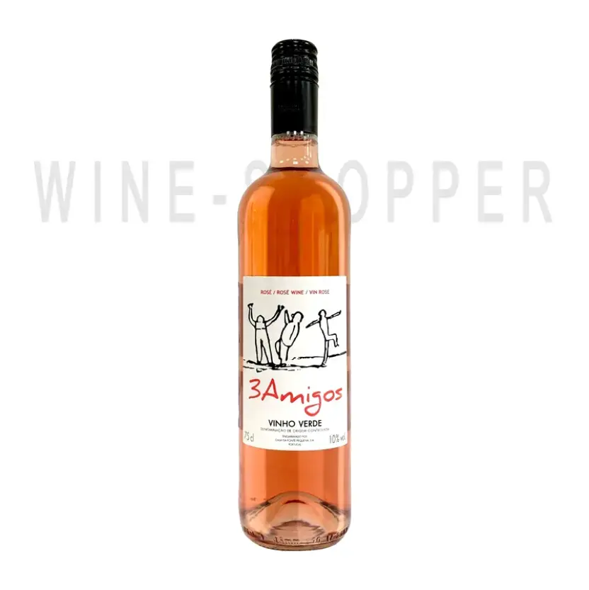 Вино Casa Da Fonte Pequena 3 Amigos Rose Vinho Verde DOC 0.75 л