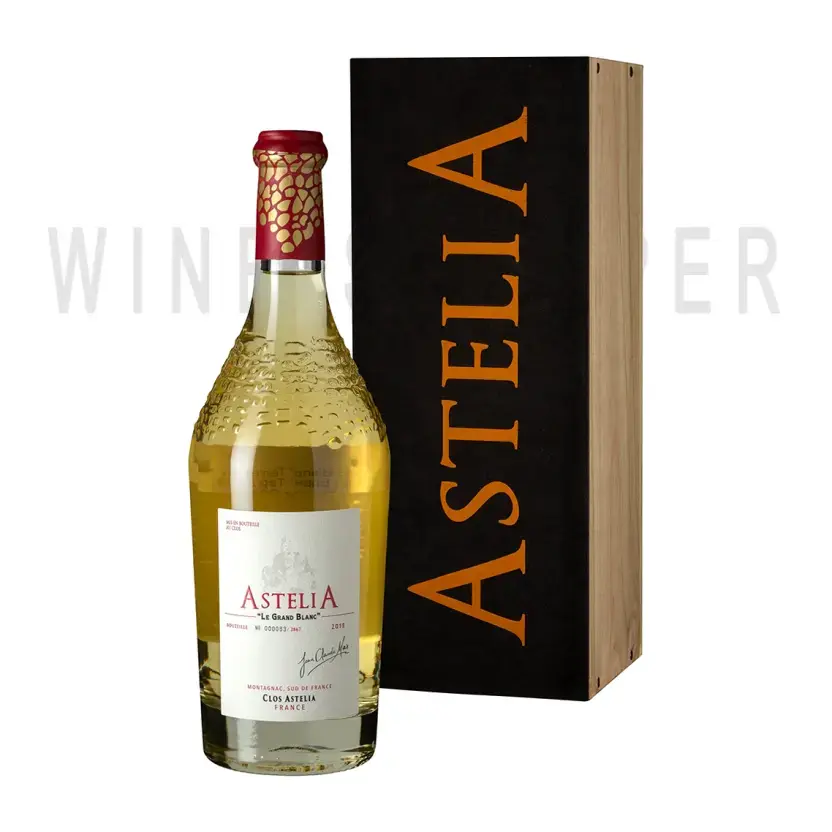 Вино Astelia, Le Grand Blanc Terres du Midi IGP, 2019, wooden box 2019 0.75 л