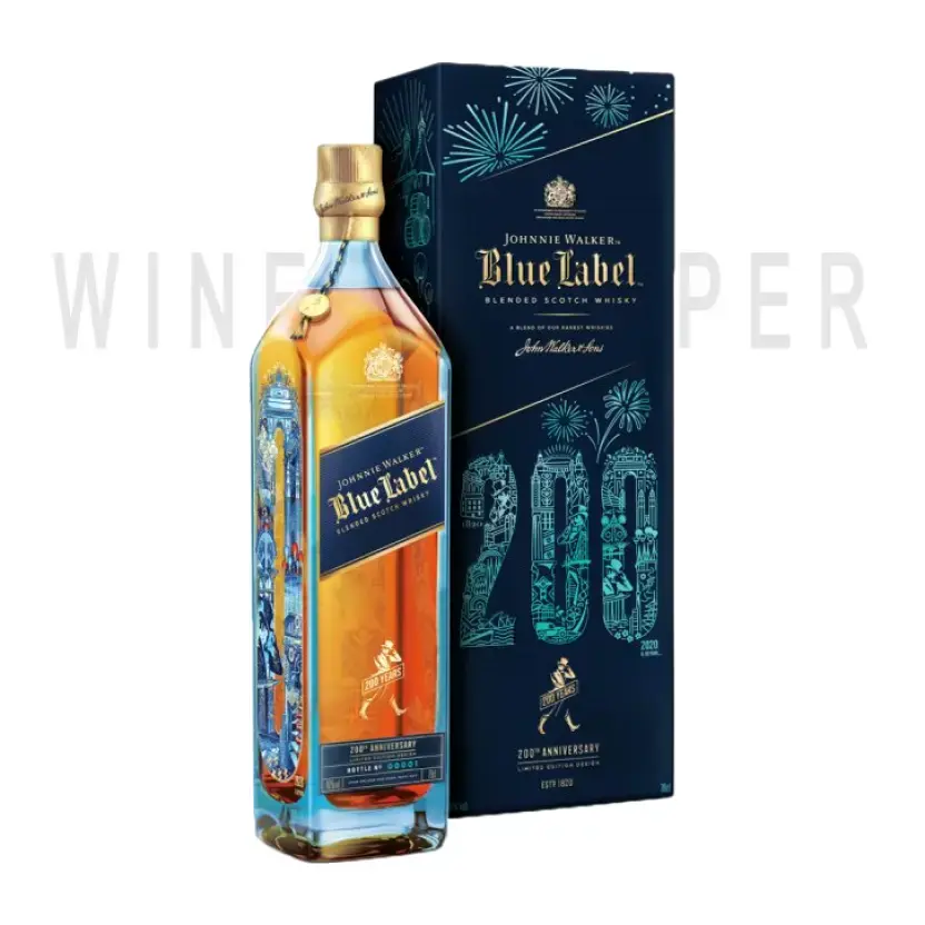 Виски Johnnie Walker Blue Label 200 Years Anniversary gift box 0.7 л