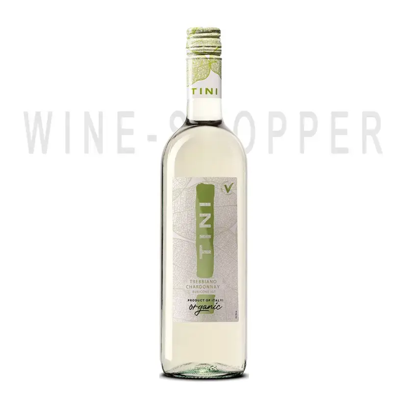 Вино TINI Organic Trebbiano-Chardonnay Rubicone IGT 2020 0.75 л