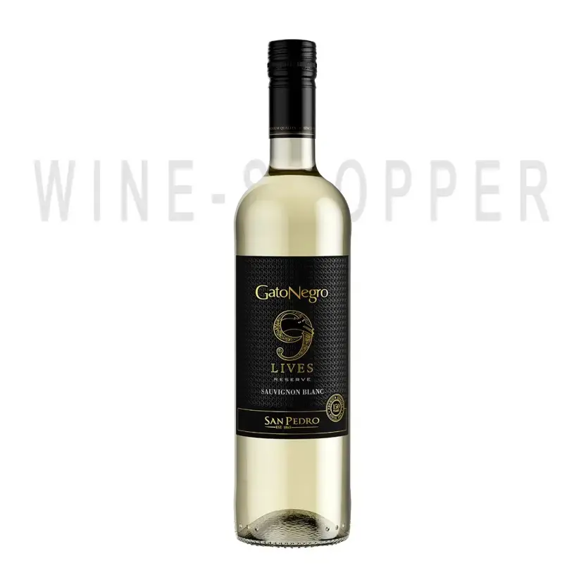 Вино Gato Negro 9 Lives Fierce Reserve Sauvignon Blanc 2021 0.75 л