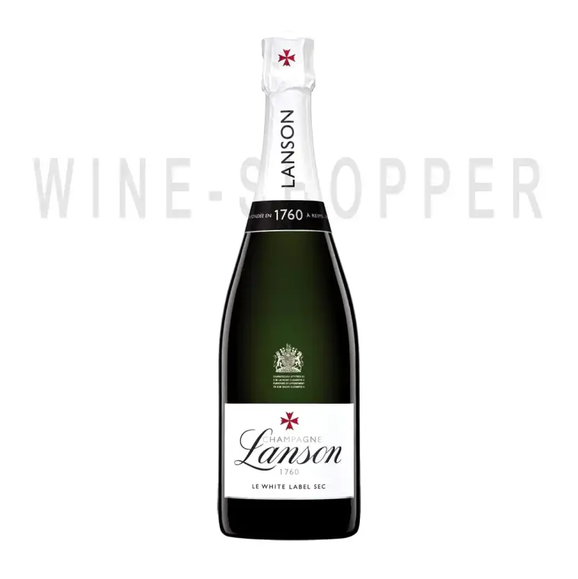 Шампанское Lanson Le White Label Sec 2017 0.75 л