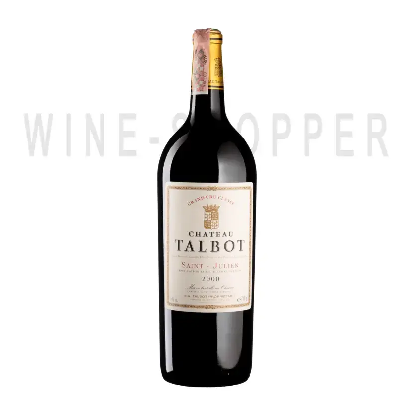 Вино Chateau Talbot St-Julien AOC 4-me Grand Cru Classe 2000 1.5 л