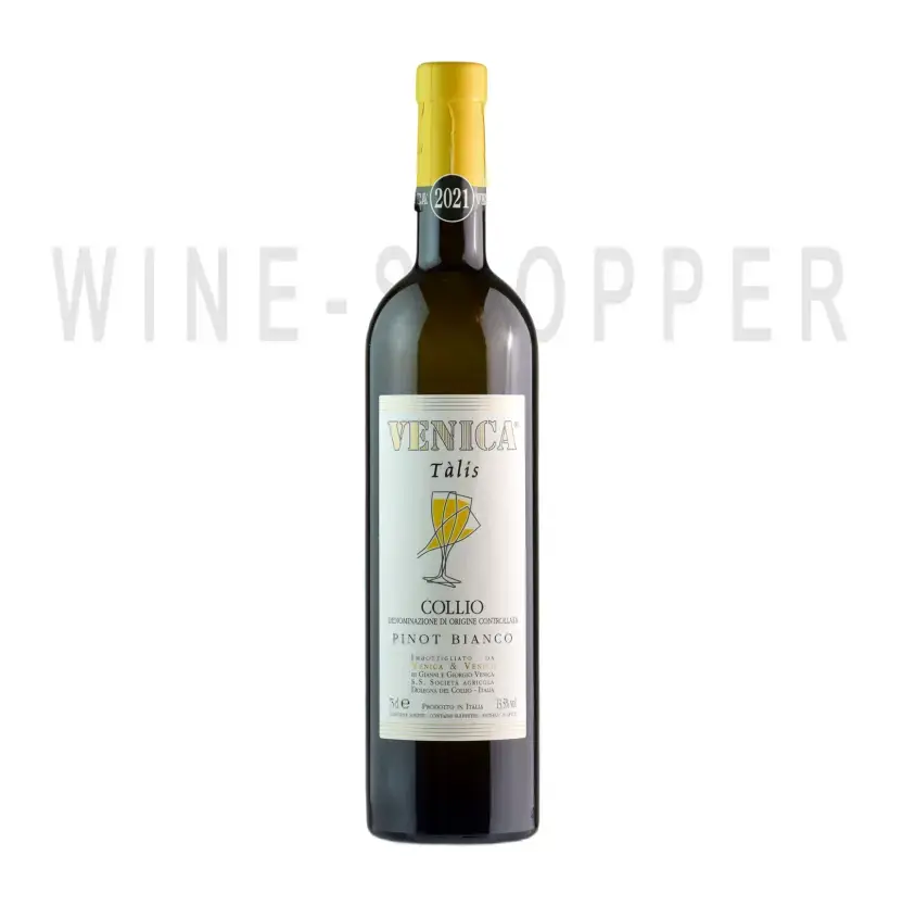 Вино Venica & Venica Talis Pinot Bianco Collio DOC 2021 0.75 л