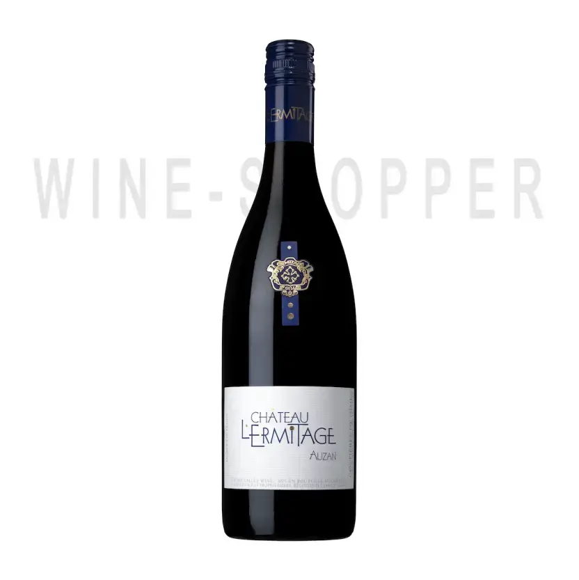 Вино Chateau L'Ermitage Cuvee Auzan Rouge Costieres de Nimes AOP 2020 0.75 л
