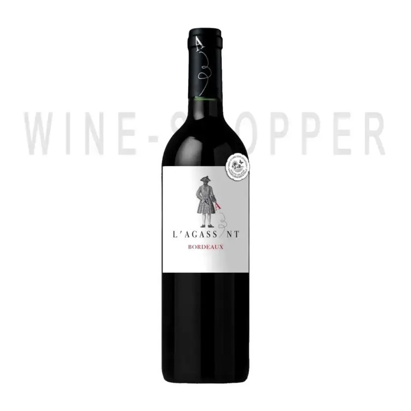 Вино Caves de Rauzan L'Agassant Rouge Bordeaux AOC 0.75 л