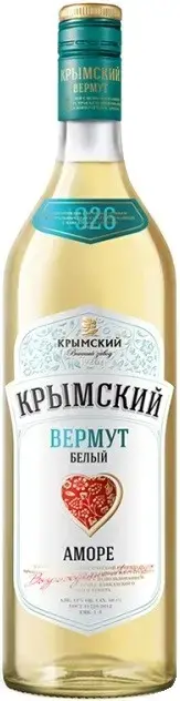  Винный напиток Вермут Крымский белый Аморе 1 л
