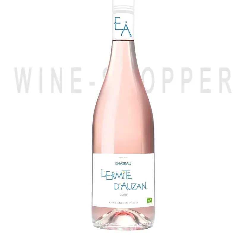 Вино Chateau L'Ermitage Cuvee Auzan Rose Costieres de Nimes AOP 2020 0.75 л