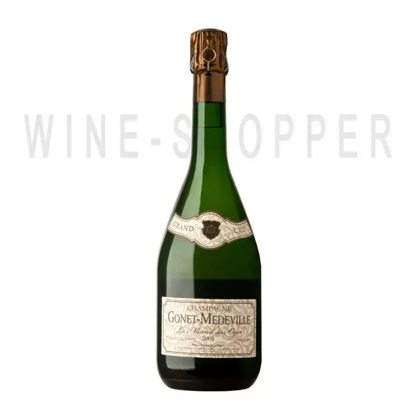 Шампанское Champagnes Gonet-Medeville Champ d'Alouette Extra Brut Le Mesnil sur Oger Grand Cru 2002 0.75 л