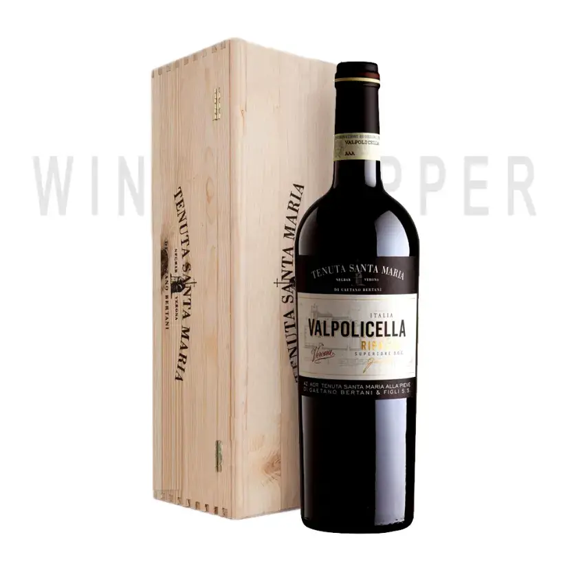Вино Tenuta Santa Maria Valpolicella Ripasso Classico Superiore DOC 2018 wooden box 1.5 л