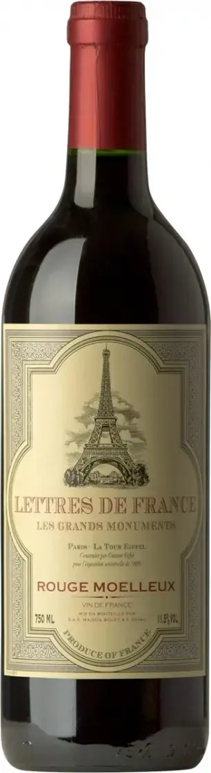 Вино Maison Bouey Lettres de France Rouge Semi-Sweet, 0.75 л