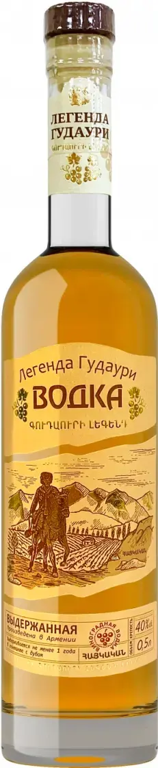 Чача Легенда Гудаури Выдержанная, 0.5 л